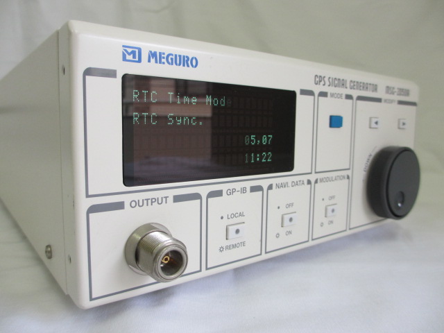 目黒電波測器 MSG-2050A GPS信号発生器 | 中古計測器の販売・修理