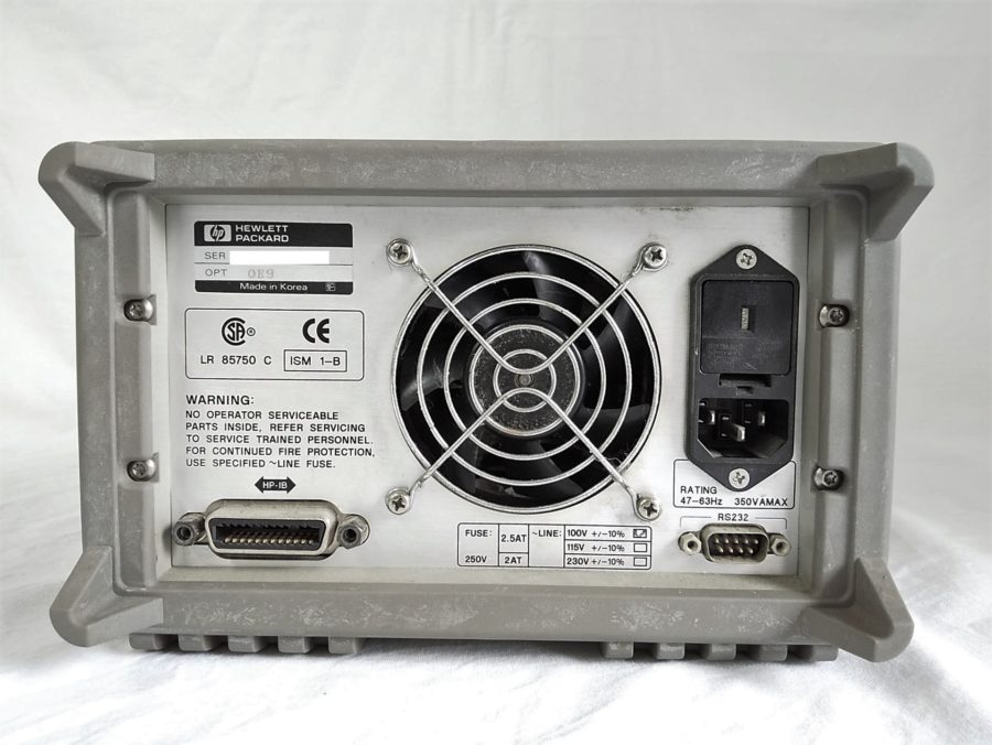 HP E3631A プログラマブルDC電源(6V/5A、±25V/1A） | 中古計測器の販売