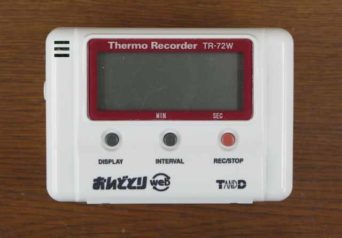ティアンドディ　TR-72W　温湿度データロガー　
