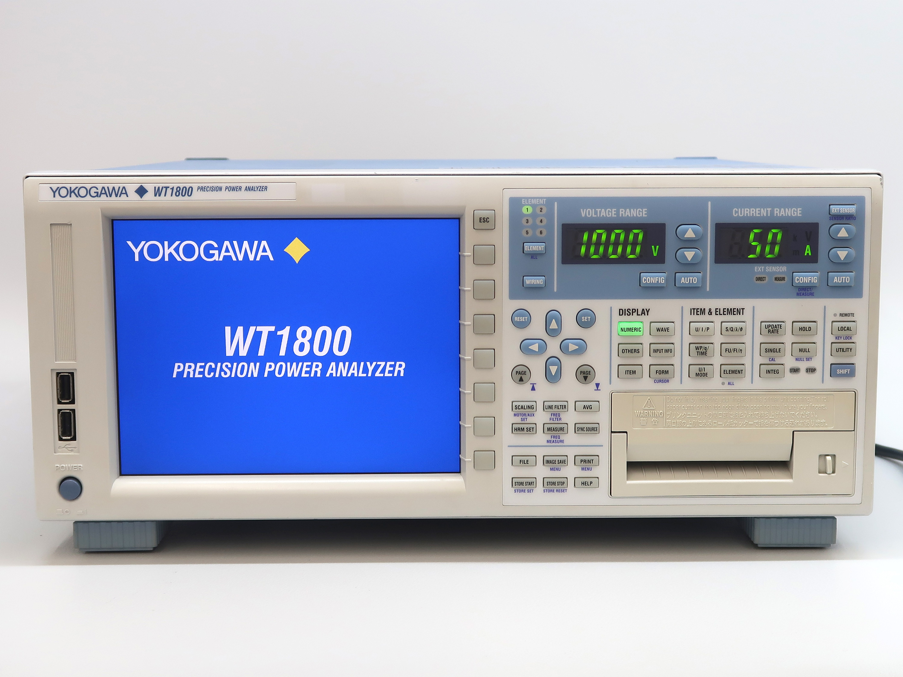 横河電機 WT1800 WT180606MHE/EX6/B5/G5/DA/MTR プレシジョンパワーアナライザ 中古計測器の販売