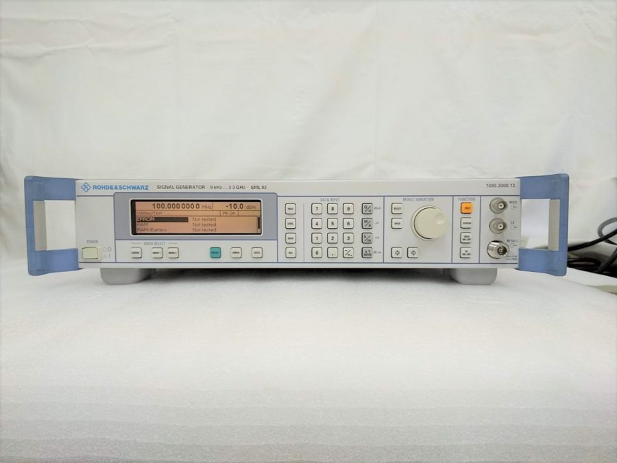 ローデ･シュワルツ　SML03/B5　標準信号発生器 | 中古計測器の販売・修理・買取と新品測定器販売【マルツ電波】