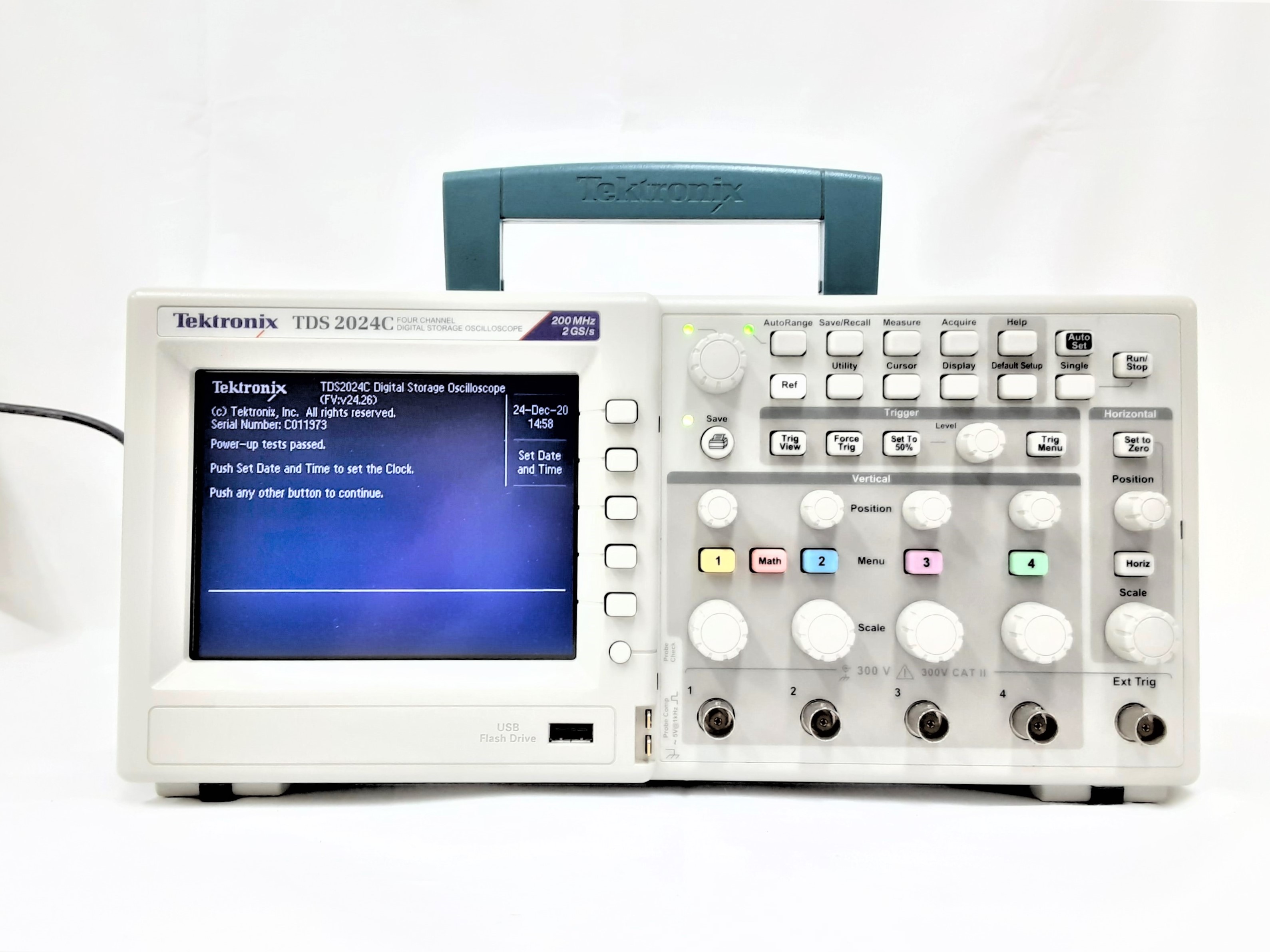 Tektronix TDS2024C デジタルストレージオシロスコープ 中古計測器の販売・修理・買取と新品測定器販売【マルツ電波】