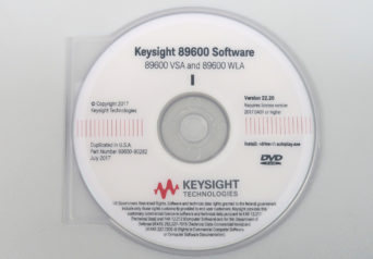 KEYSIGHT　89601B/200/300/AYA/B7N/BHD/BHF/BHG　ベクトル信号解析ソフトウェア