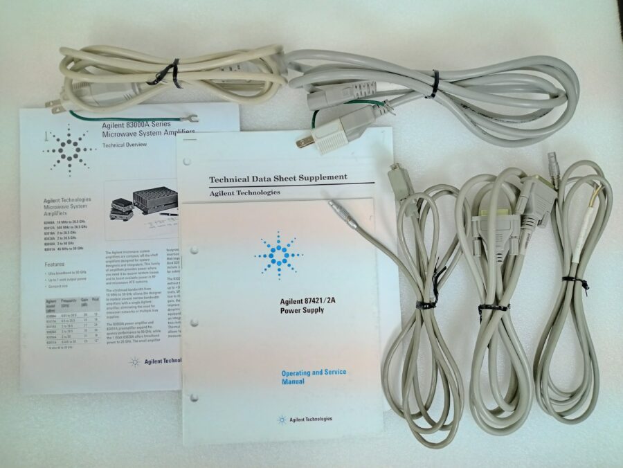 KEYSIGHT／キーサイト 83017A/87422A マイクロ波システム増幅器、0.5～26.5 GHz | 中古計測器の販売・修理・買取 ...